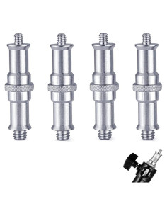 Adaptador Tornillo Macho 1/4 a 3/8 KuuGuu 70mm Aluminio