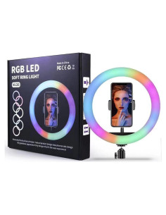 Luz de Anillo LED Regulable 25.4 cm wmm - 32 Modos de Color