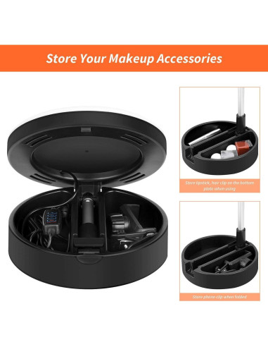 Luz de Anillo LED Dimmable Regal Signature G3 Rosa 30-58 cm