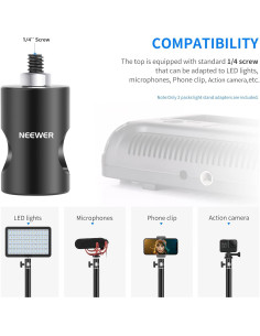 Adaptador Rápido Neewer ST12 2-Pack para Soporte de Luz 2