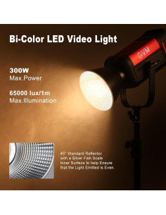Kit de Luz de Video LED GVM 300W con Softbox y Control APP 2