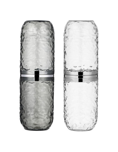 Estuche de Cepillo de Dientes de Viaje Didiseaon 2 Piezas