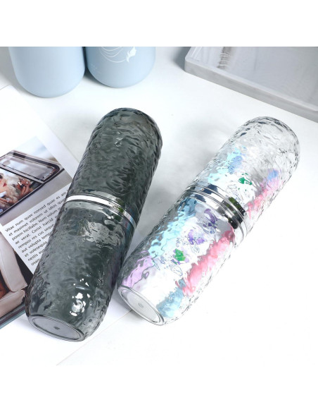 Estuche de Cepillo de Dientes de Viaje Didiseaon 2 Piezas