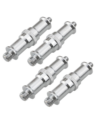 Adaptador de Tornillo Macho 1/4 a 3/8 YHXiXi - 4 Piezas