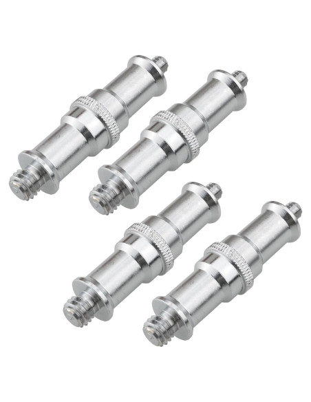 Adaptador de Tornillo Macho 1/4 a 3/8 YHXiXi - 4 Piezas