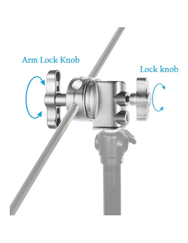 Adaptador de Soporte de Luz Giratorio Selens 2 Piezas 6.35 cm