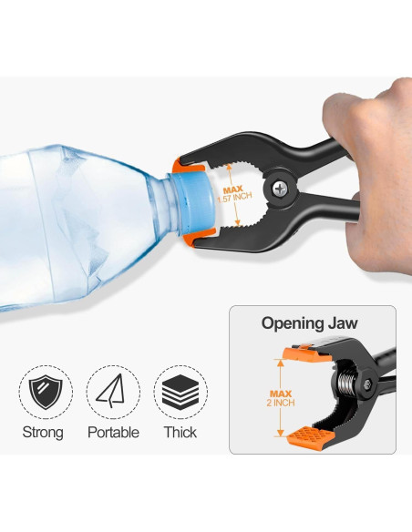 Abrazaderas de Resorte EMART 6 Piezas 11.43 cm Alta Resistencia
