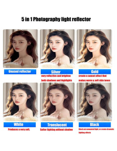 Reflector de Luz 5 en 1 YUOCU 80x120cm Plegable con Bolsa 2