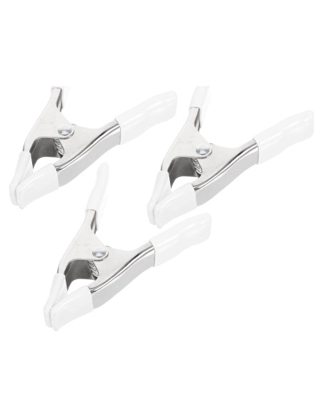 Abrazaderas de Resorte OSALADI 10.16 cm 3 Piezas Niqueladas