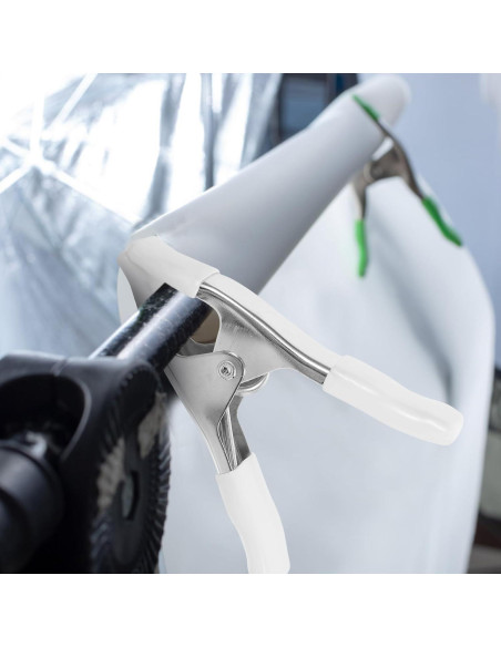 Abrazaderas de Resorte OSALADI 10.16 cm 3 Piezas Niqueladas