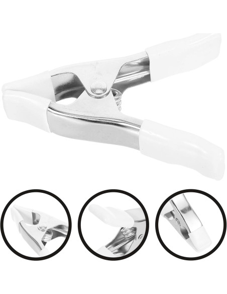 Abrazaderas de Resorte OSALADI 10.16 cm 3 Piezas Niqueladas