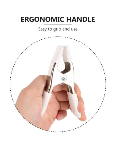 Abrazaderas de Resorte OSALADI 10.16 cm 3 Piezas Niqueladas