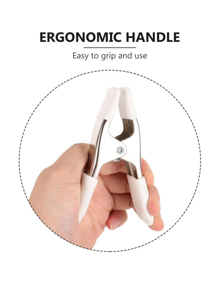 Abrazaderas de Resorte OSALADI 10.16 cm 3 Piezas Niqueladas