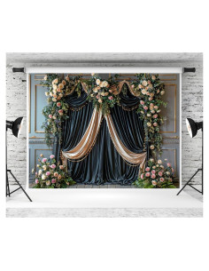 Fondo Fotográfico Kate 2.13x1.52m Microfibra Azul Decorativo