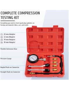 Probador de Compresión Orion Motor Tech 8PCS 0-20.68 bar 2