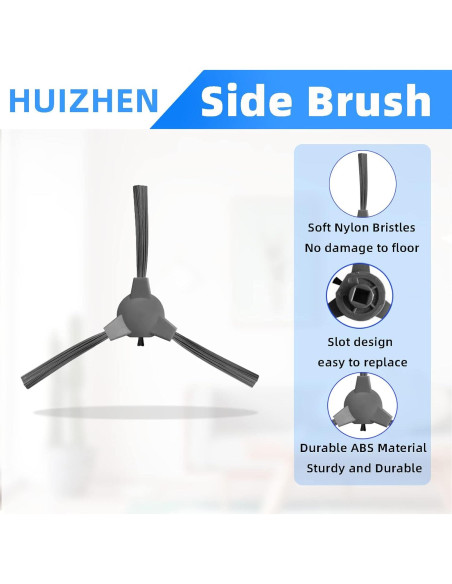 Kit de Accesorios HUIZHEN para Ionvac SmartClean 2000 - 2 Cepillos, 6 Filtros HEPA