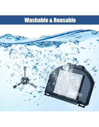 Piezas de Repuesto Walntec para Shark AV2310AE - 4 Filtros HEPA y 6 Cepillos