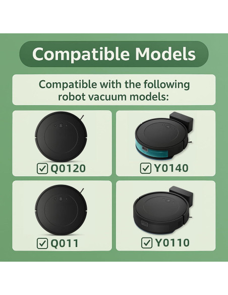 Kit de Accesorios HUIZHEN para iRobot Roomba Combo 18 Piezas