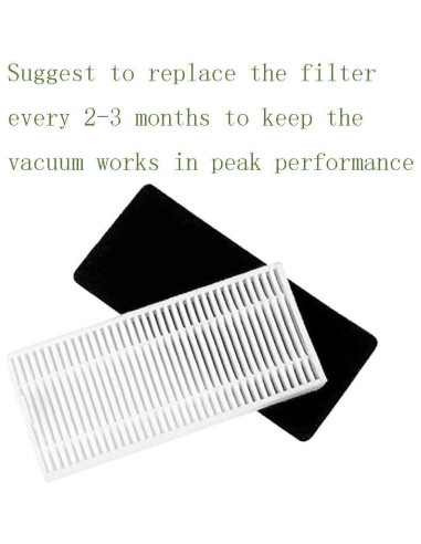 Filtro de Repuesto Deebot N79 N79s N79SE Ecovacs 6 Piezas