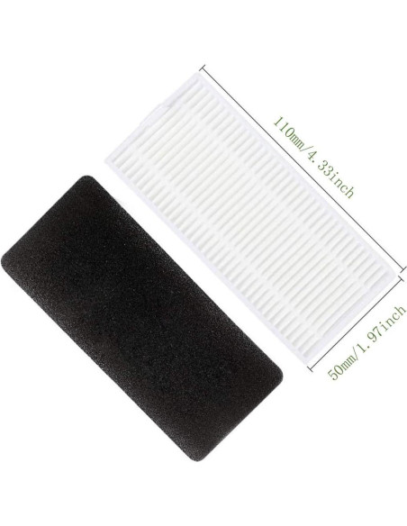 Filtro de Repuesto Deebot N79 N79s N79SE Ecovacs 6 Piezas