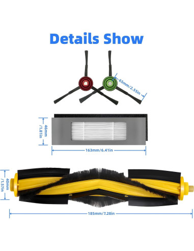 Kit de Accesorios para Aspiradora YOUZEMO T8 - 11 Piezas