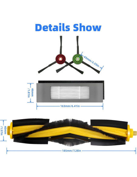 Kit de Accesorios para Aspiradora YOUZEMO T8 - 11 Piezas