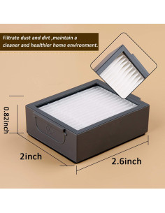 18 Filtros de Reemplazo HEPA I Clean para Roomba i7/i6/E5/E6 2