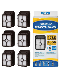 Conjunto de 6 Filtros HEPA VEVA para Aspiradoras Bissell 1866