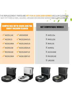 Kit de Repuestos DovLazm para Aspiradora Shark AI AV2501 2