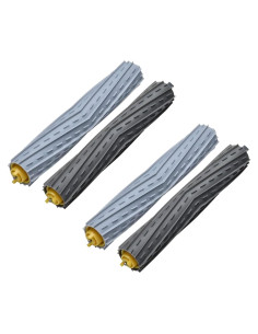 2 Juegos de Cepillos de Rodillo de Goma Fuyoda para iRobot Roomba 800/900