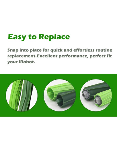 3 Piezas Cepillos de Rodillo Reemplazo DovLazm para Roomba S9