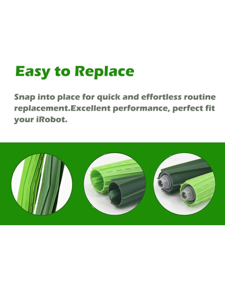 3 Piezas Cepillos de Rodillo Reemplazo DovLazm para Roomba S9