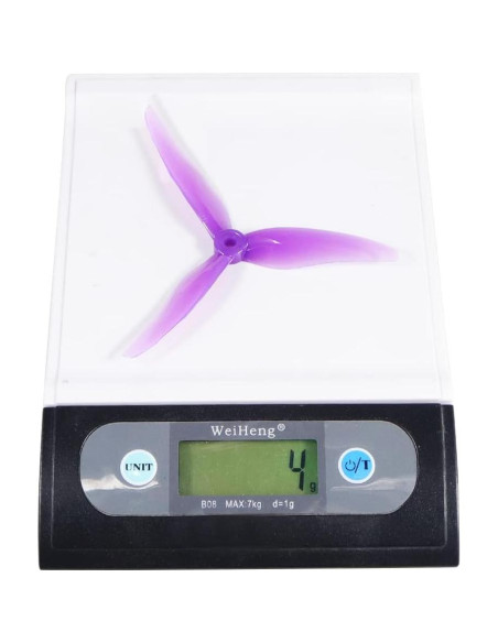 Hélices Gemfan 51477 5.1" 3 Palas para Drone FPV 67.7g