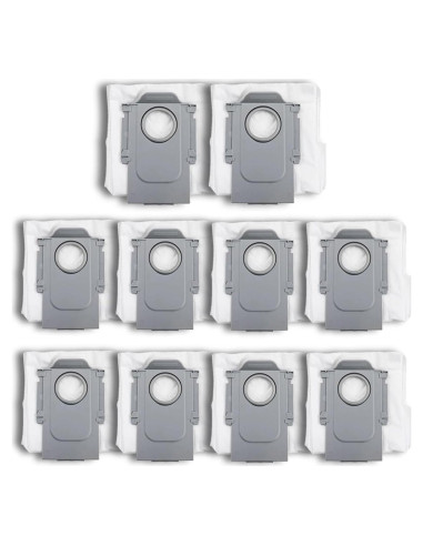 10 Bolsas de Polvo HACOBEST para Roborock Q Revo/S8 Max Ultra