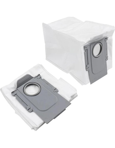 10 Bolsas de Polvo HACOBEST para Roborock Q Revo/S8 Max Ultra