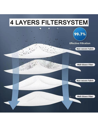 10 Bolsas de Polvo HACOBEST para Roborock Q Revo/S8 Max Ultra