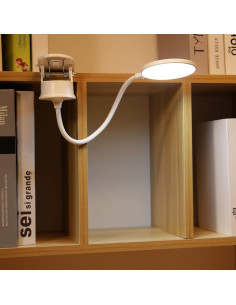 Lámpara de Clip Miady LDL04, Luz de Lectura Recargable USB, 3 Niveles de Brillo 2