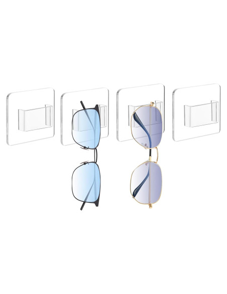 Organizador de Gafas de Sol Douildhaiy, 4 Soportes Acrílicos Transparentes