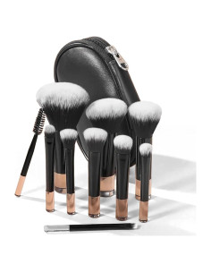 Set de Brochas de Maquillaje de Viaje Kingtree, 10 Piezas Mini