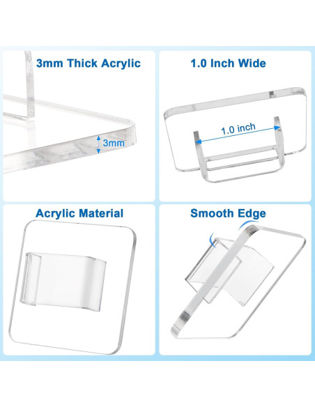 Organizador de Gafas de Sol Douildhaiy, 4 Soportes Acrílicos Transparentes
