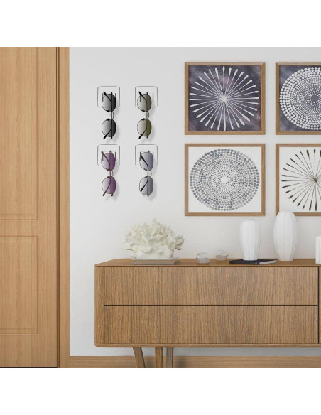 Organizador de Gafas de Sol Douildhaiy, 4 Soportes Acrílicos Transparentes