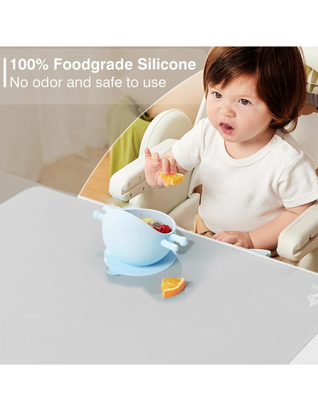 Alfombrilla de Silicona Extra Grande Fsdfskoi 90 x 60 cm Translúcida