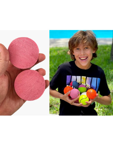 Pelota Rebotadora Rosa JA-RU 6.35cm para Niños y Adultos