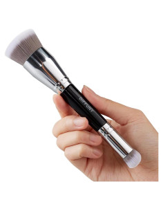 Brocha de Maquillaje Doble Cara DIFFUNY Kabuki 17.78cm