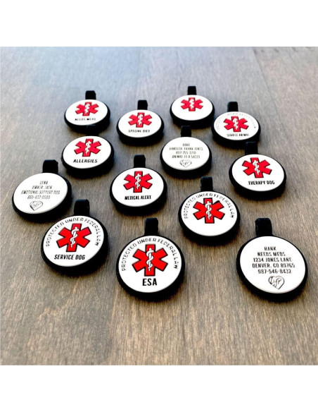 Etiqueta de Identificación para Mascotas LYP Silicona Alergias