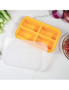 Bandeja de Congelación de Silicona Bangp 1 Taza con Tapa 2