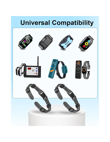 Correa de Reemplazo Ajustable Doparet para Collar de Choque 2 Paquete Correa de Reemplazo Ajustable Doparet para Collar de Choque 2 Paquete