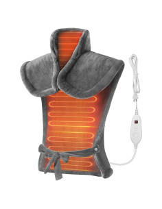 Almohadilla Calefactora Eléctrica Snailax 61x84 cm 6 Niveles