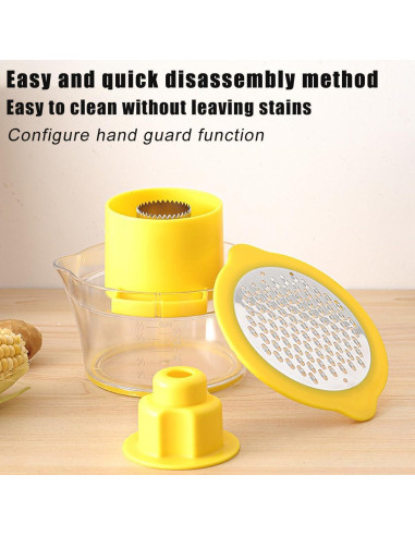 Desgranador de Maíz YUIXLIN con Tazón Colector Ergonómico