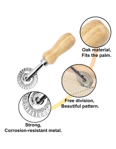Cortador de Masa KOLACEN 3.3 cm - Rueda Multifuncional